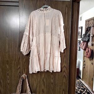 Entro size large cream oversized dress